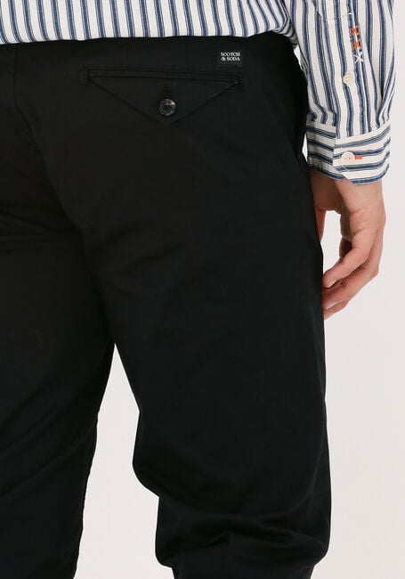 Zwarte SCOTCH & SODA Chino STUART REGULAR SLIM-FIT - large