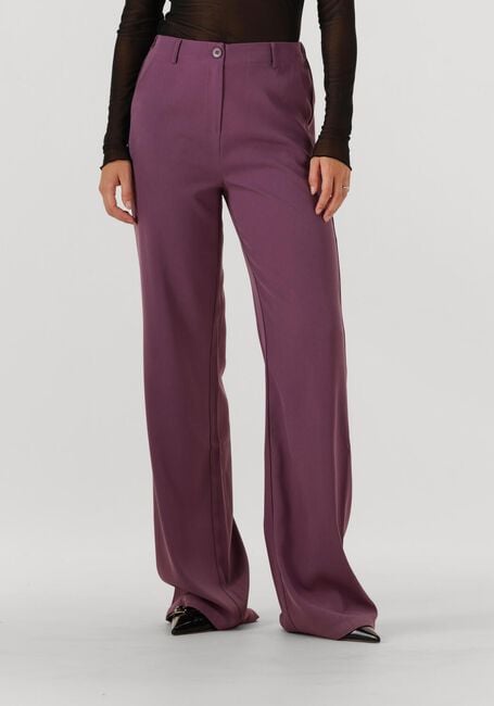Paarse YDENCE Wijde broek PANTS SOLANGE TALL - large