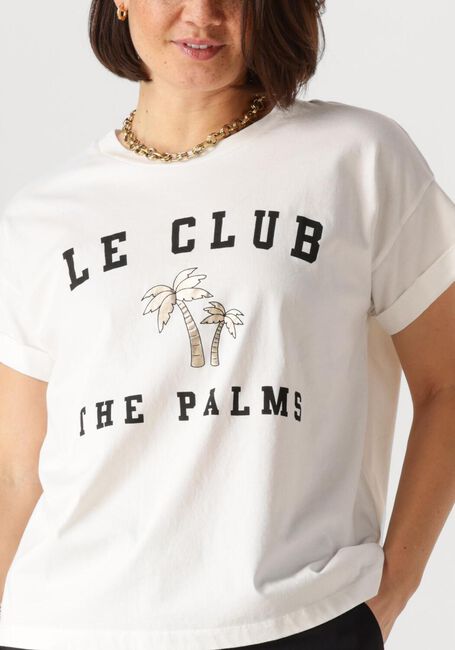 Witte NUKUS T-shirt MOLLY SHIRT PALM TREE - large
