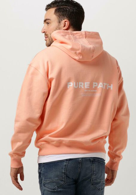 Koraal PURE PATH Trui HOODIE WITH BACK PRINT AND SMALL FRONTPRINT - large