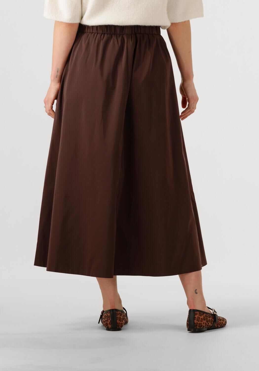 NEO NOIR Dames Rokken Yara Poplin Skirt Bruin