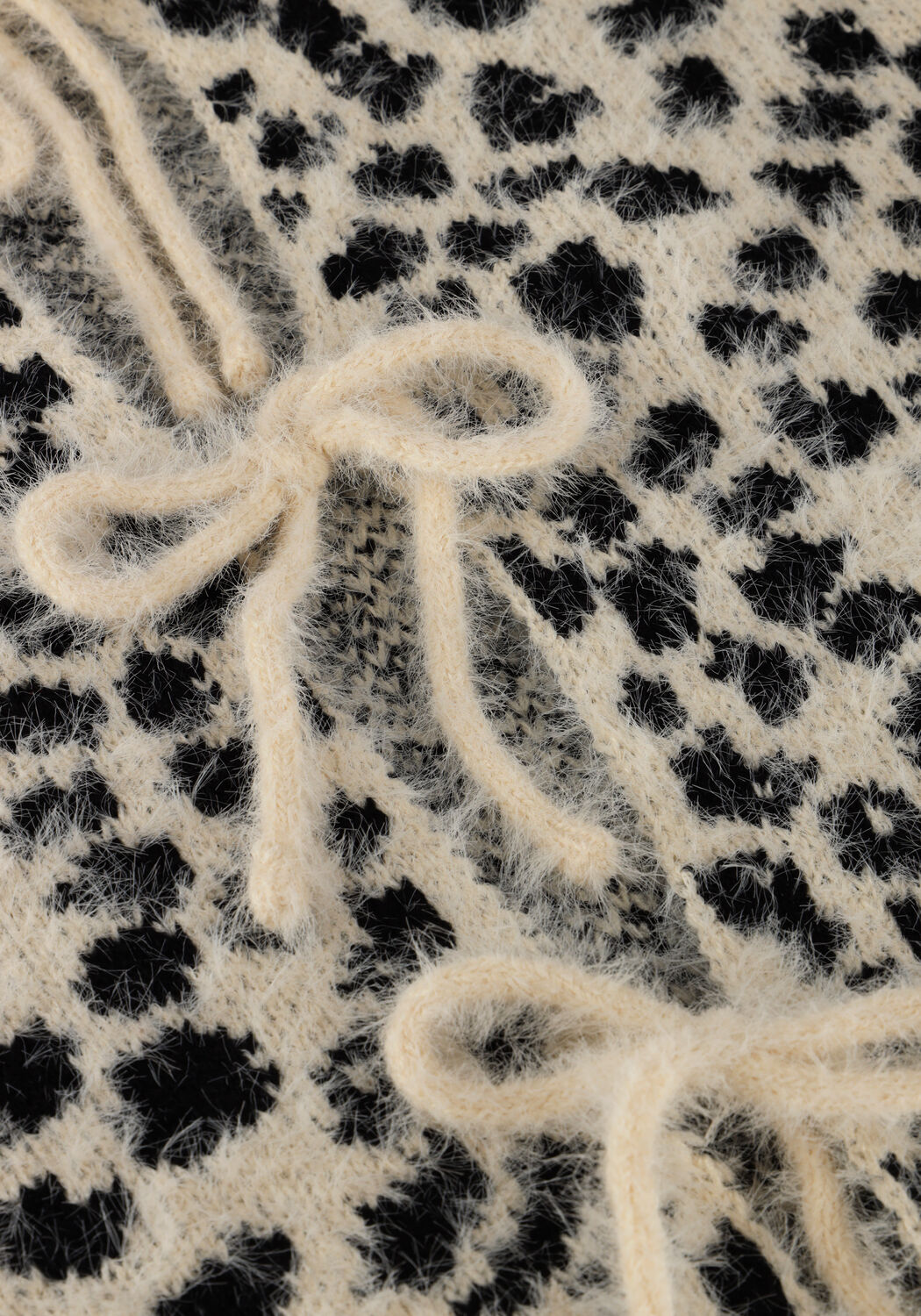 Witte INDIAN BLUE JEANS Vest KNITTED SPOTTY - large