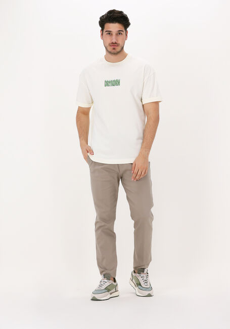 Gebroken wit DRYKORN T-shirt THILO FLAME - large