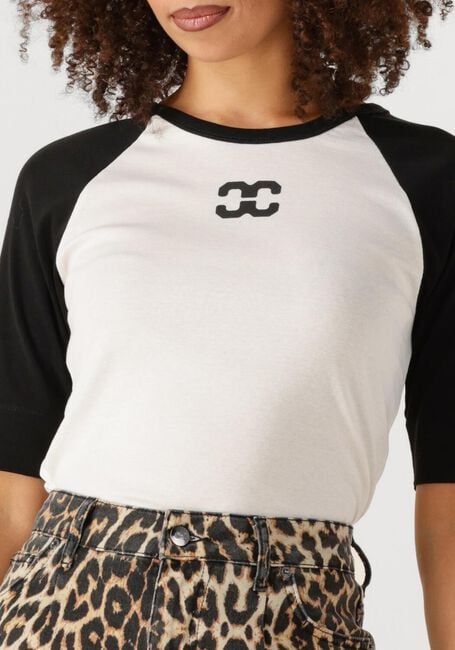 Witte CO'COUTURE T-shirt GRANNY BLOCK SS TEE - large