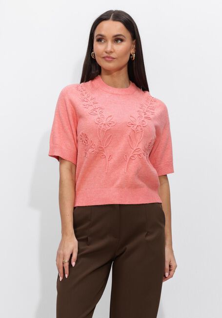 Roze OBJECT Trui OBJLANEY RUBIN SS PULLOVER - large