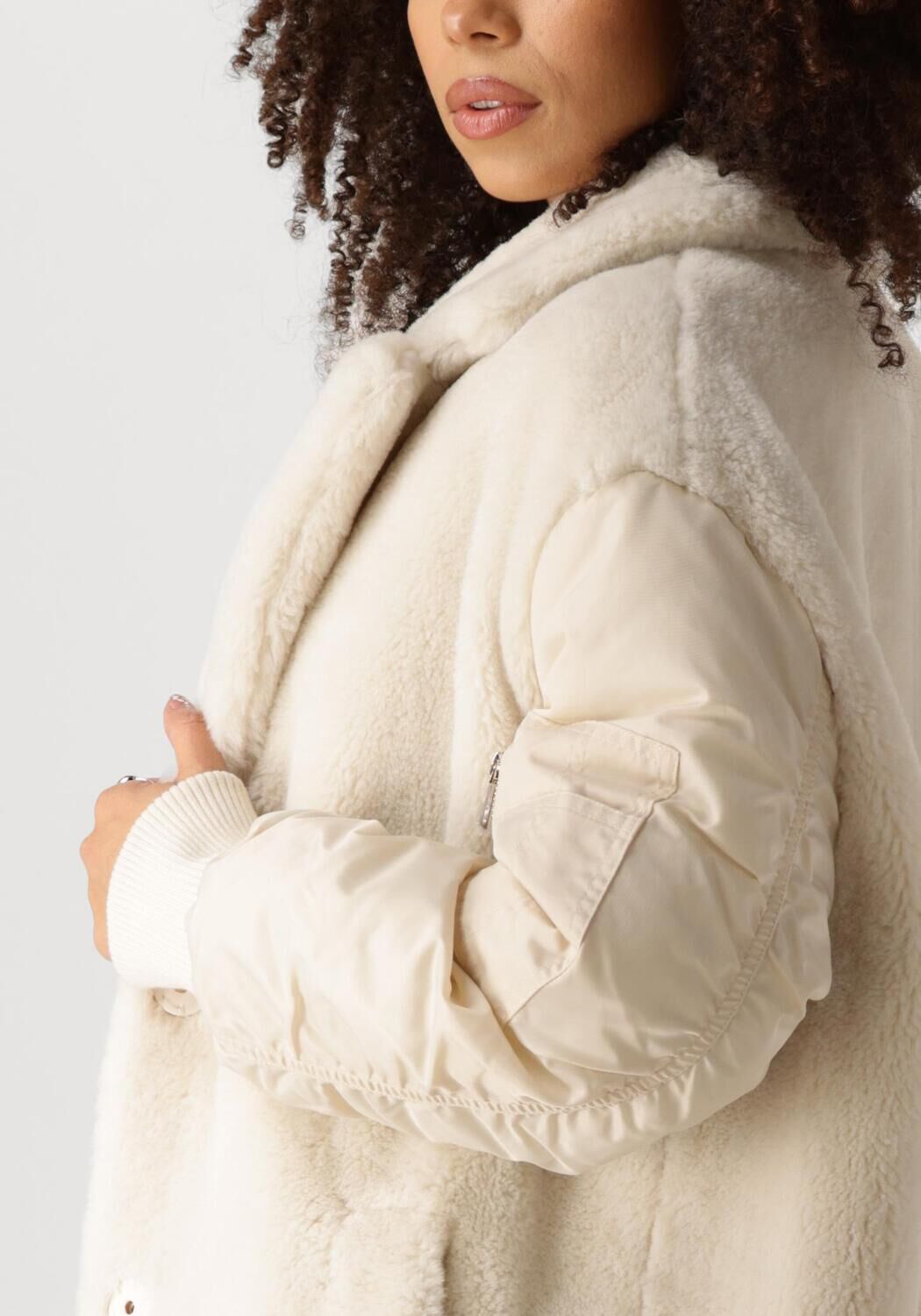 LIU JO Dames Jassen Cappotto Ts Navetta Creme