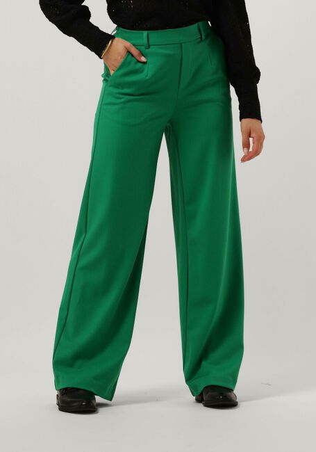 Groene OBJECT Pantalon OBJLISA WIDE PANT - large