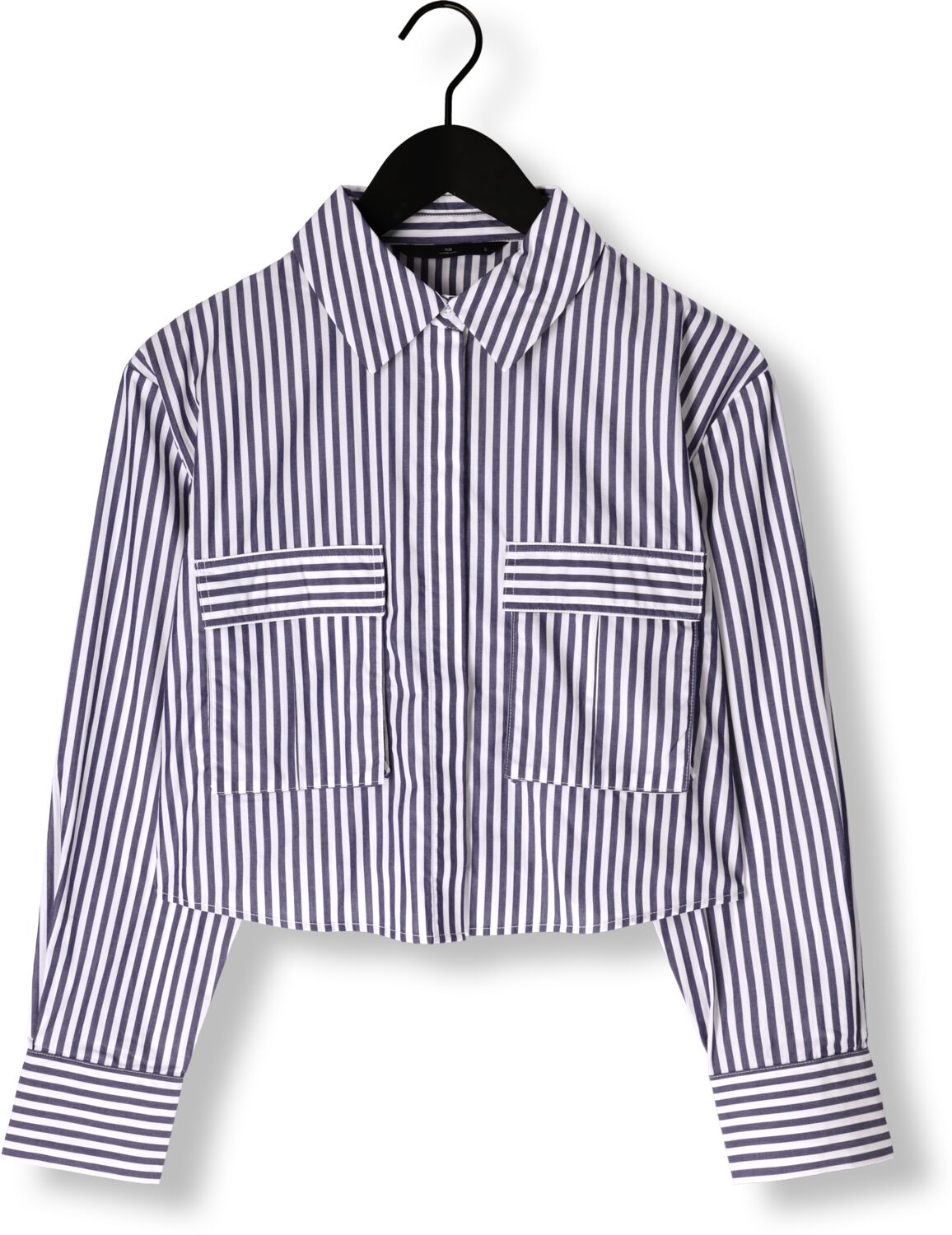 WITHBLACK Dames Blouses Wbllemon Ls Cropped Shirt Wit
