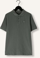 Groene LYLE & SCOTT T-shirt LINEN POLO SHIRT Groene LYLE & SCOTT T-shirt LINEN POLO SHIRT - medium