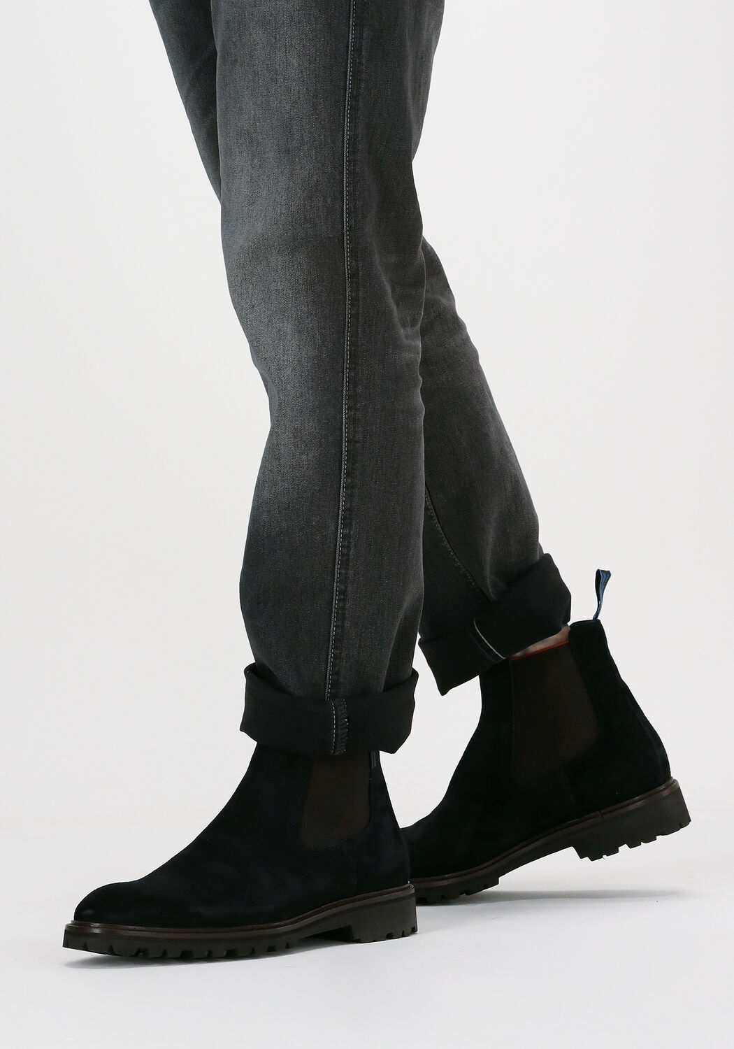 Zwarte FLORIS VAN BOMMEL Chelsea boots 20072 - large