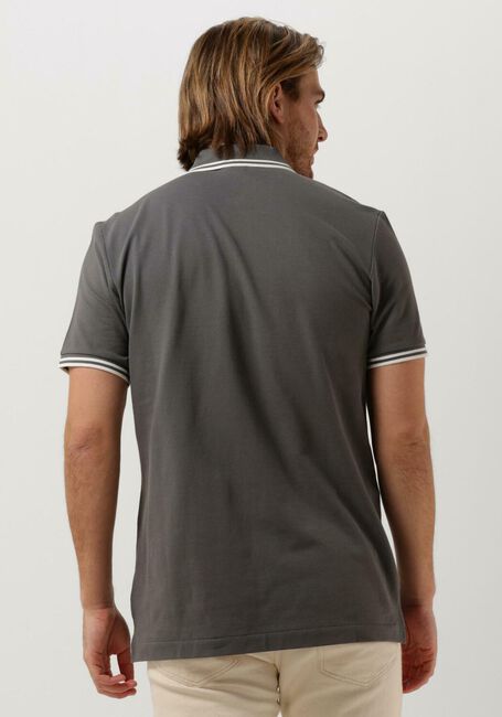 Grijze G-STAR RAW Polo DUNDA SLIM STRIPE POLO S/S - large