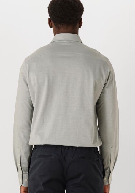 Grijze PROFUOMO Klassiek overhemd SHIRT X-CUTAWAY JAPANESE KNITTED - large