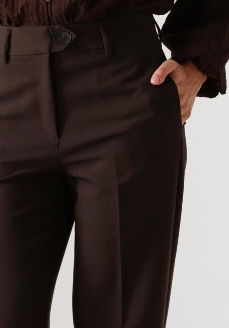 Bruine CO'COUTURE Wijde broek VOLA LONG WIDE PANT - large