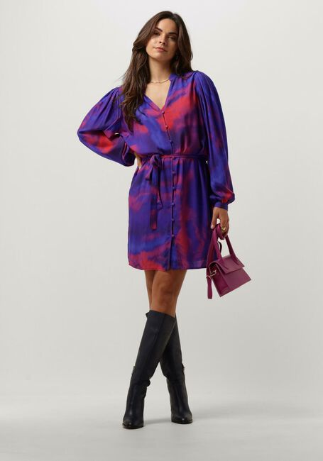 Paarse FREEBIRD Mini jurk WV-COSMIC-PES-23-3 - large