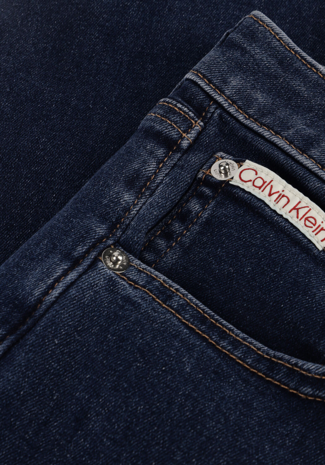 Donkerblauwe CALVIN KLEIN Slim fit jeans HIGH RISE SKINNY - large