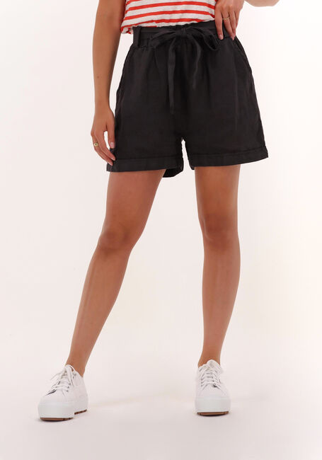 Donkergrijze BY-BAR Broeken JUNE LINEN SHORT - large