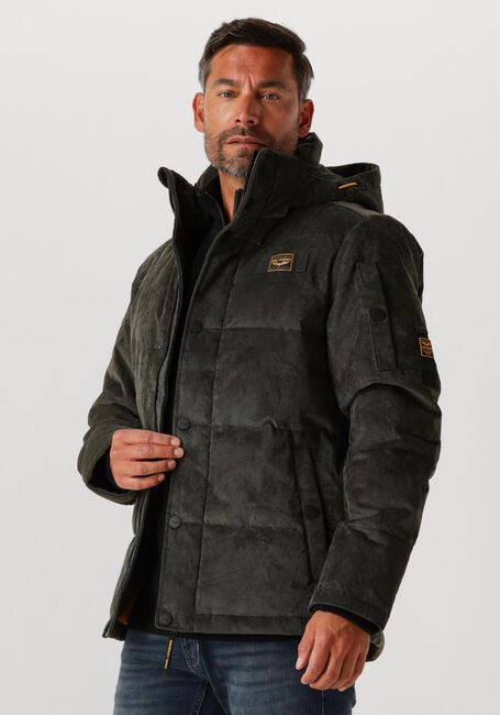 Donkergroene PME LEGEND Gewatteerde jas GOBBLER - large