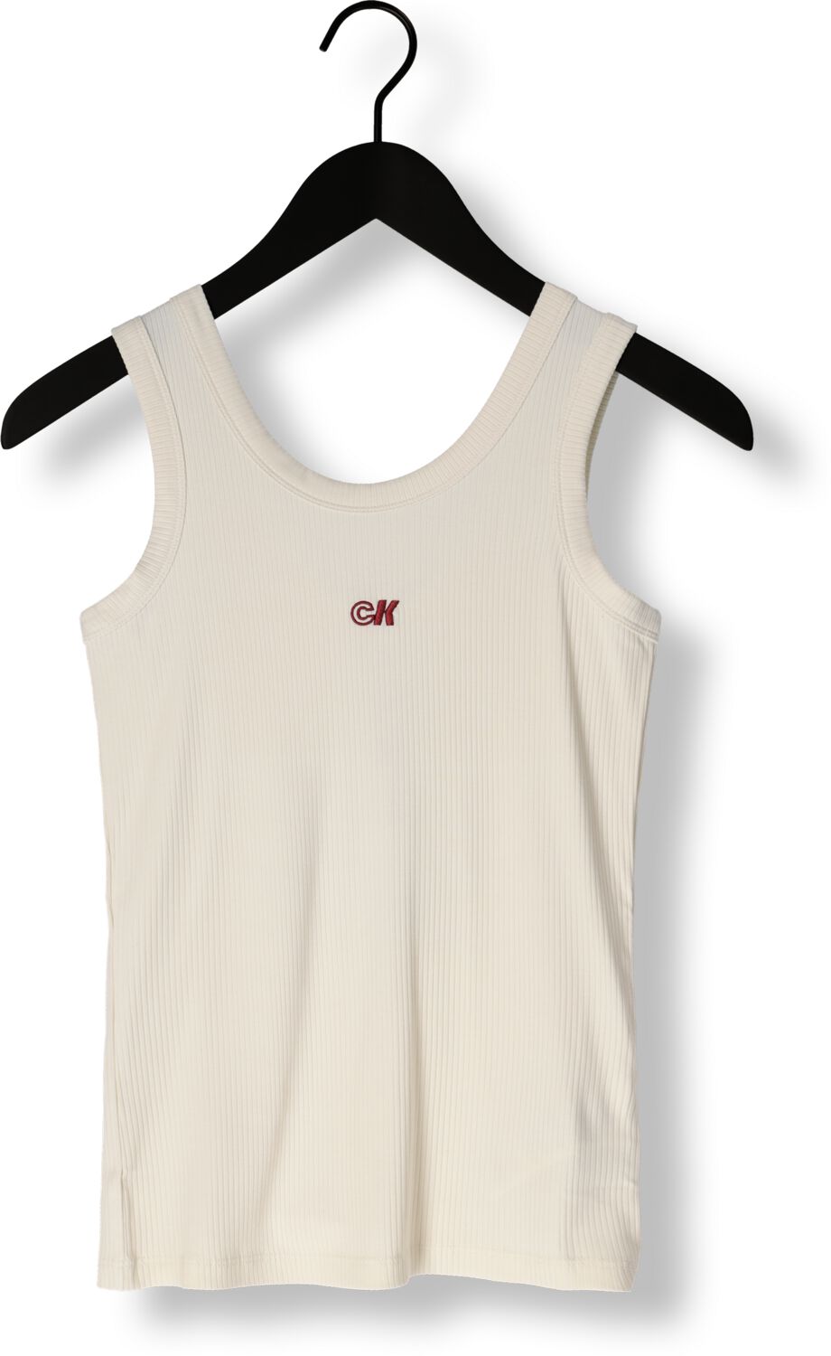 CALVIN KLEIN Dames Tops & T-shirts A-modal Rib Tank Ecru
