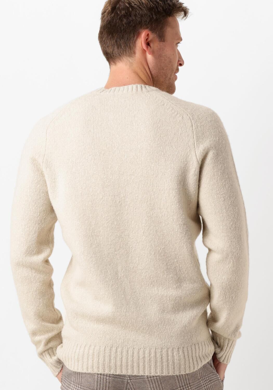 PROFUOMO Heren Truien & Vesten Pullover Crew Neck Beige