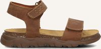 Cognac DEVELAB Platte sandalen 48497 - medium