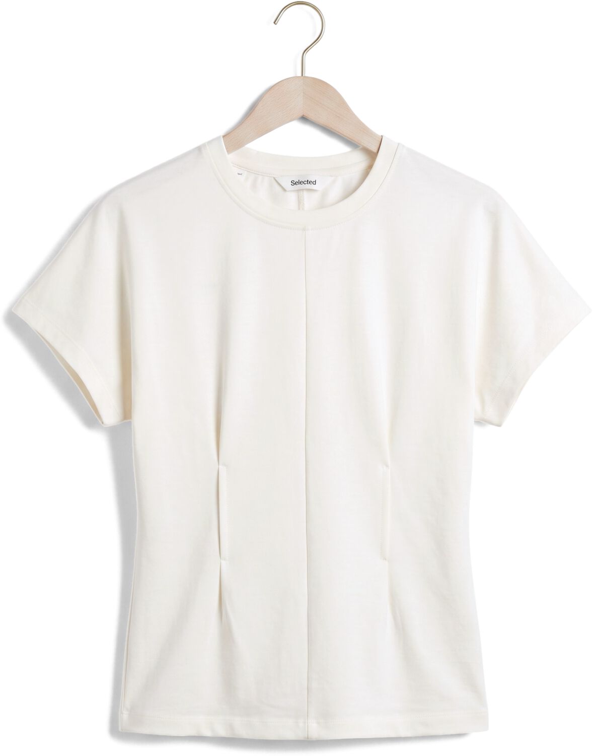 SELECTED WOMEN Dames Tops & T-shirts Slwera Ss Top Gebroken Wit