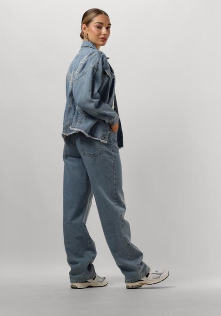 Lichtblauwe ALIX THE LABEL Spijkerjas LADIES WOVEN DENIM JACKET Lichtblauwe ALIX THE LABEL Spijkerjas LADIES WOVEN DENIM JACKET - large