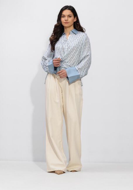 Blauwe IBANA Blouses TATUM OBLIQUE - large