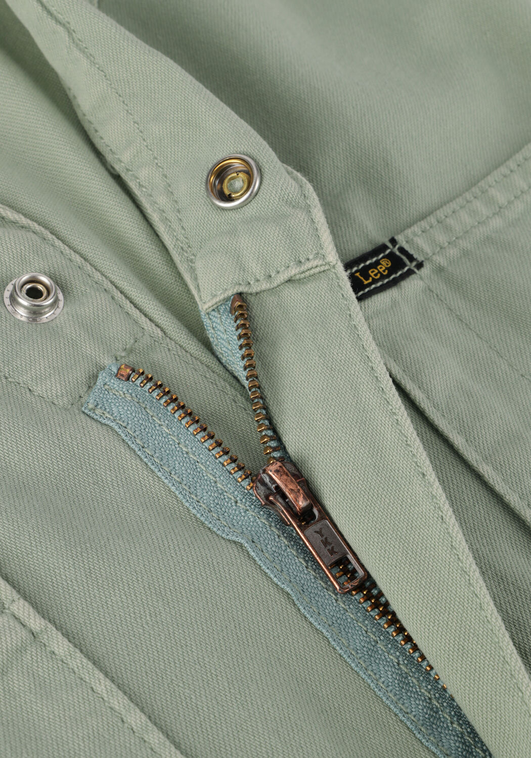 Groene LEE Playsuits SHORT UNIONALL INTUITION GREY - large