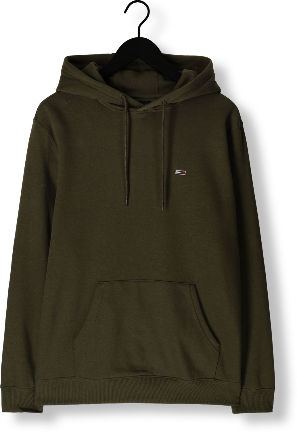 TOMMY JEANS Heren Truien & Vesten Tjm Reg S Flag Hoodie Groen