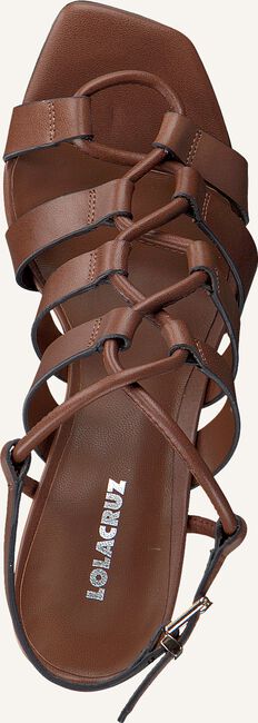Cognac LOLA CRUZ Platte sandalen 341Z10BK Cognac LOLA CRUZ Platte sandalen 341Z10BK - large