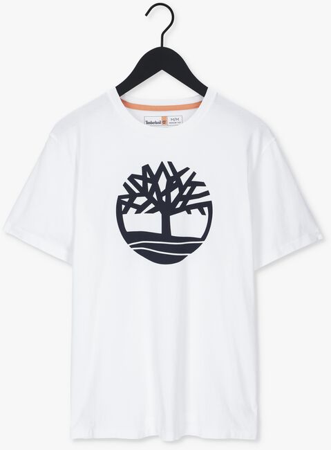 Witte TIMBERLAND T-shirt SS K-R BRAND TREE T - large