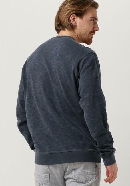 Donkerblauwe SCOTCH & SODA Sweater GARMENT-DYED STRUCTURED SWEATSHIRT - large