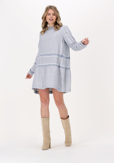 Lichtblauwe ROUGH STUDIOS Mini jurk LANA DRESS - large