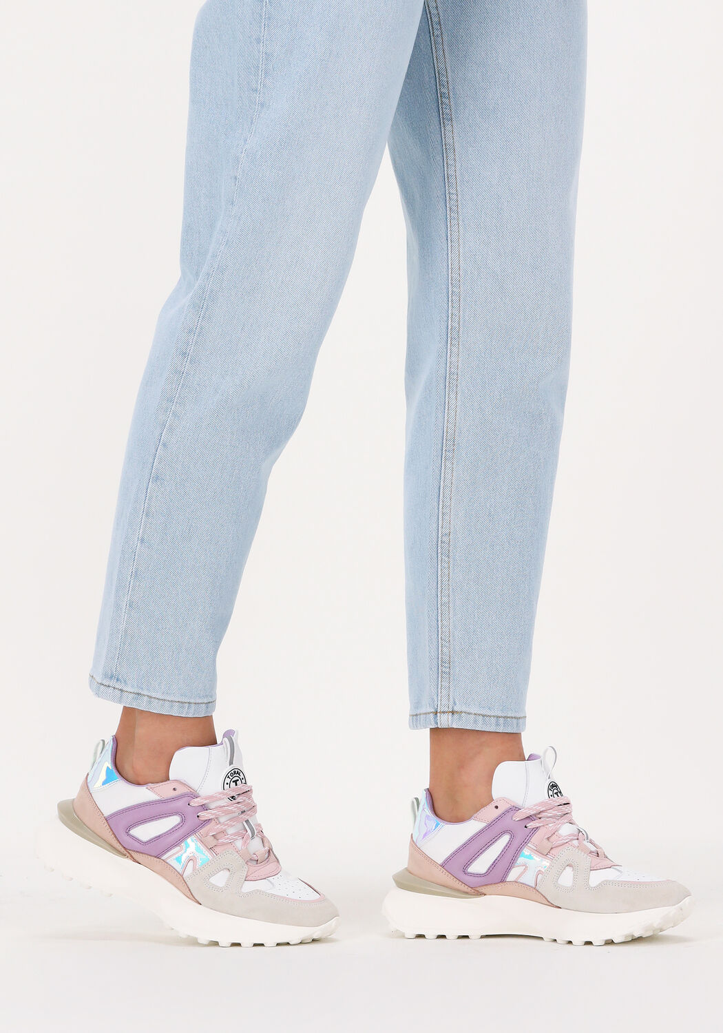 paarse toral lage sneakers track run
