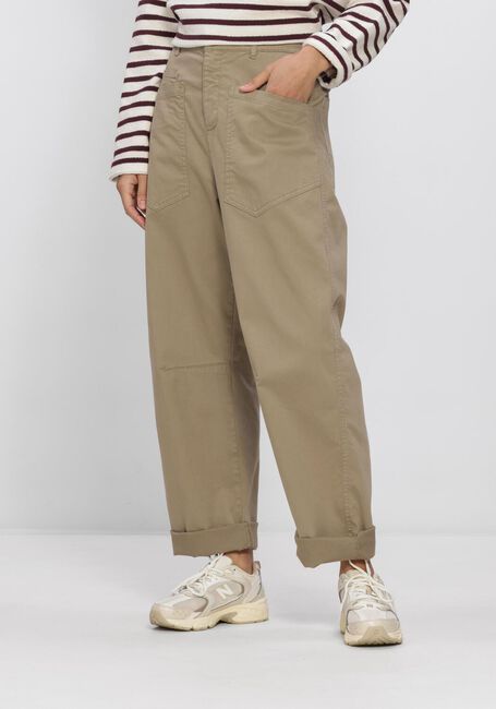 Donkergrijze PENN & INK Wijde broek W26Z902 - large