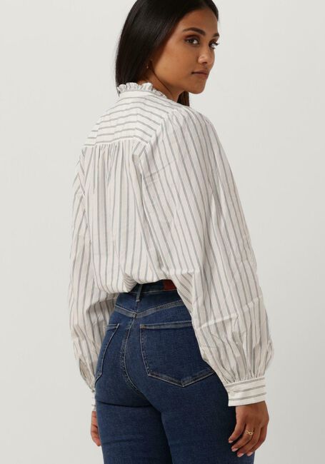 Beige TOMMY HILFIGER Blouses CO PINSTRIPE FEMININE BLOUSE LS - large