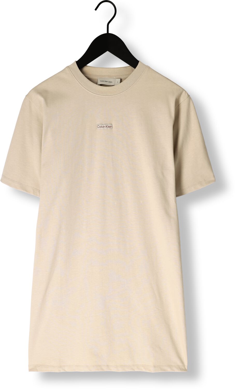 CALVIN KLEIN Dames Jurken Placed Inst Tee Dress Beige