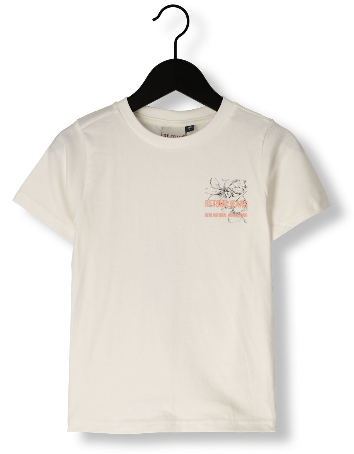 RETOUR Jongens Polo's & T-shirts Nathan Wit