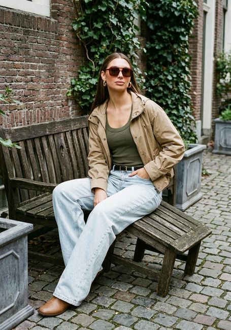 Lichtblauwe DRYKORN Wide jeans FLUNG - large