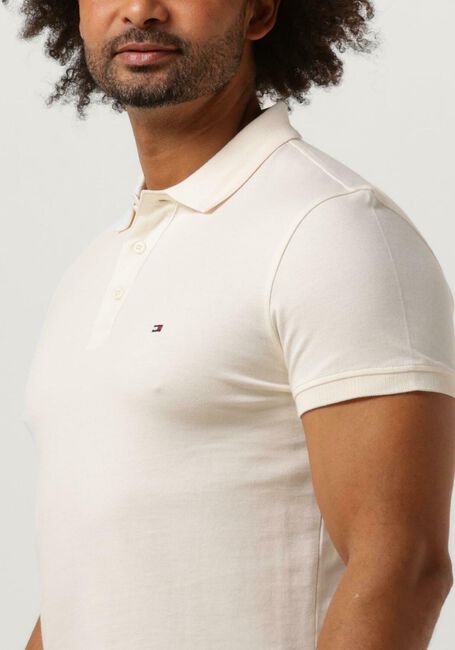 Beige TOMMY HILFIGER Polo PRETWIST MOULINE SLIM FIT POLO - large