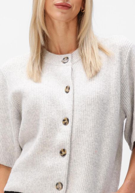 Grijze MODSTR&Ouml;M Vest NOEMD CARDIGAN - large