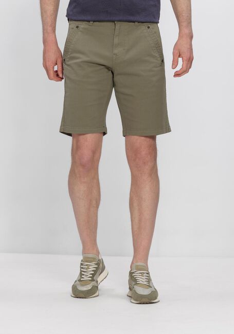Khaki PME LEGEND Korte broek SPECTOR CHINO SHORTS FANCY STRUCTURE - large