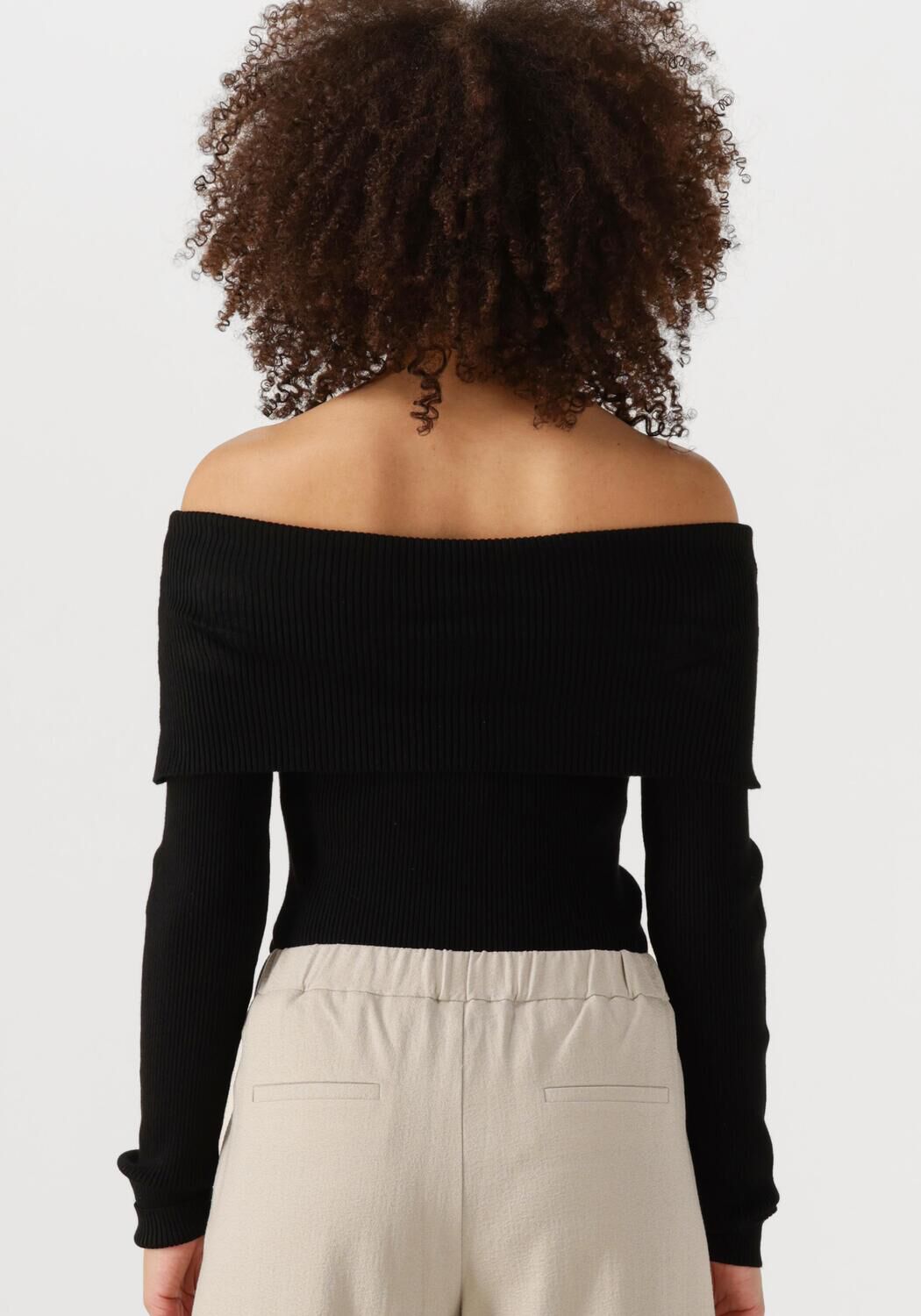 BRUUNS BAZAAR Dames Tops & T-shirts Tonna Knit Zwart