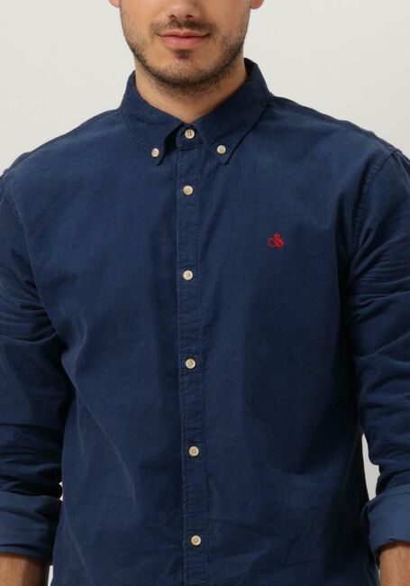 Blauwe SCOTCH & SODA Casual overhemd FINE CORDUROY SHIRT - SLIM FIT - large