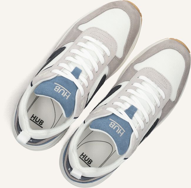 Witte HUB Lage sneakers GLIDE Witte HUB Lage sneakers GLIDE - large