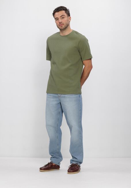 Groene ANERKJENDT T-shirt AKKIKI S/S WAFFLE TEE - large