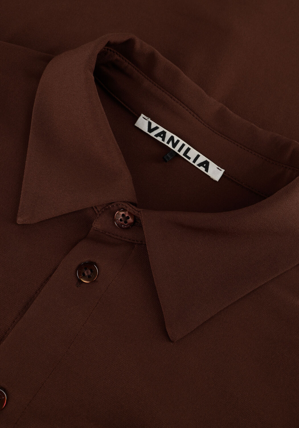 Bruine VANILIA Blouses ESCAPE UNI SHIRT - large