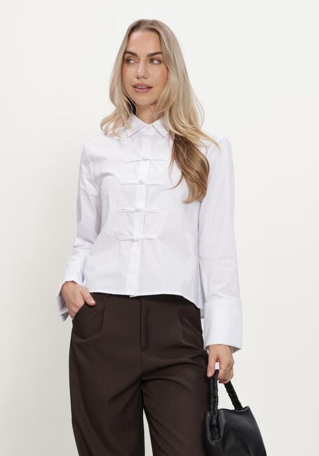 Witte NEO NOIR Blouses CAM POPLIN SHIRT - large