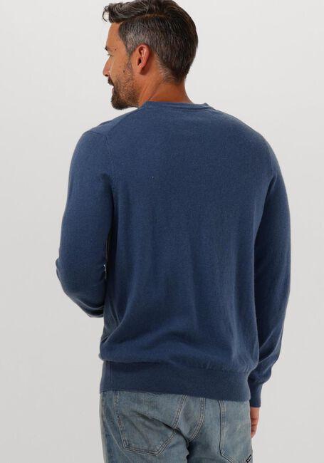 Blauwe LYLE & SCOTT Trui COTTON MERINO CREW NECK JUMPER - large