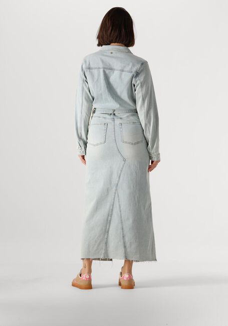 Lichtblauwe CIRCLE OF TRUST Maxi jurk BELLA DNM DRESS - large